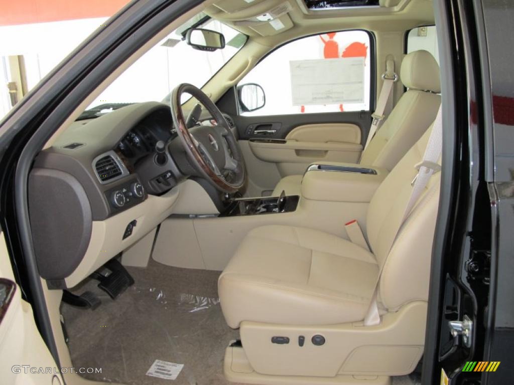 Cocoa/Light Cashmere Interior 2011 GMC Sierra 2500HD Denali Crew Cab 4x4 Photo #38017052