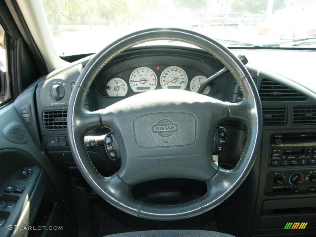 2002 Nissan Quest SE Slate Steering Wheel Photo #38017464