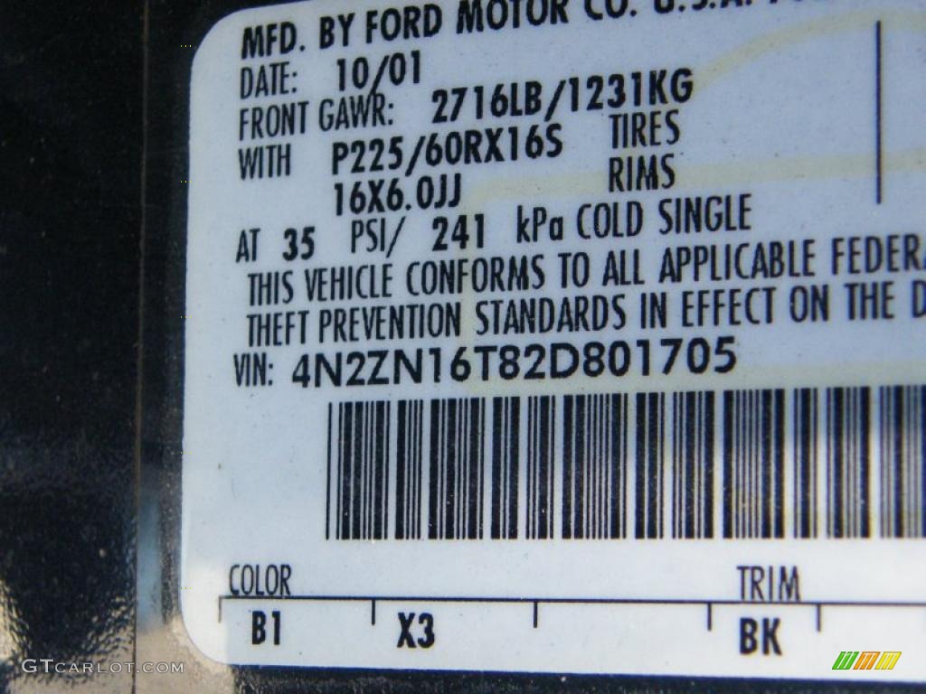 2002 Quest Color Code B1 for Windsor Blue Photo #38017740