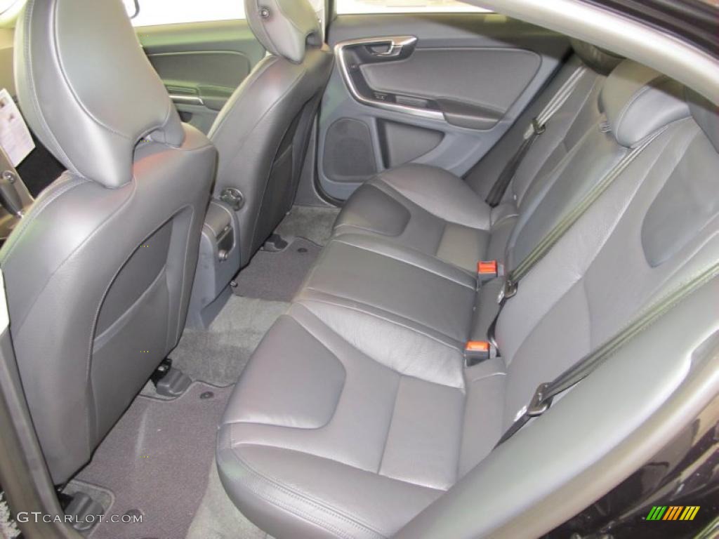 Off Black/Anthracite Interior 2011 Volvo S60 T6 AWD Photo #38018236