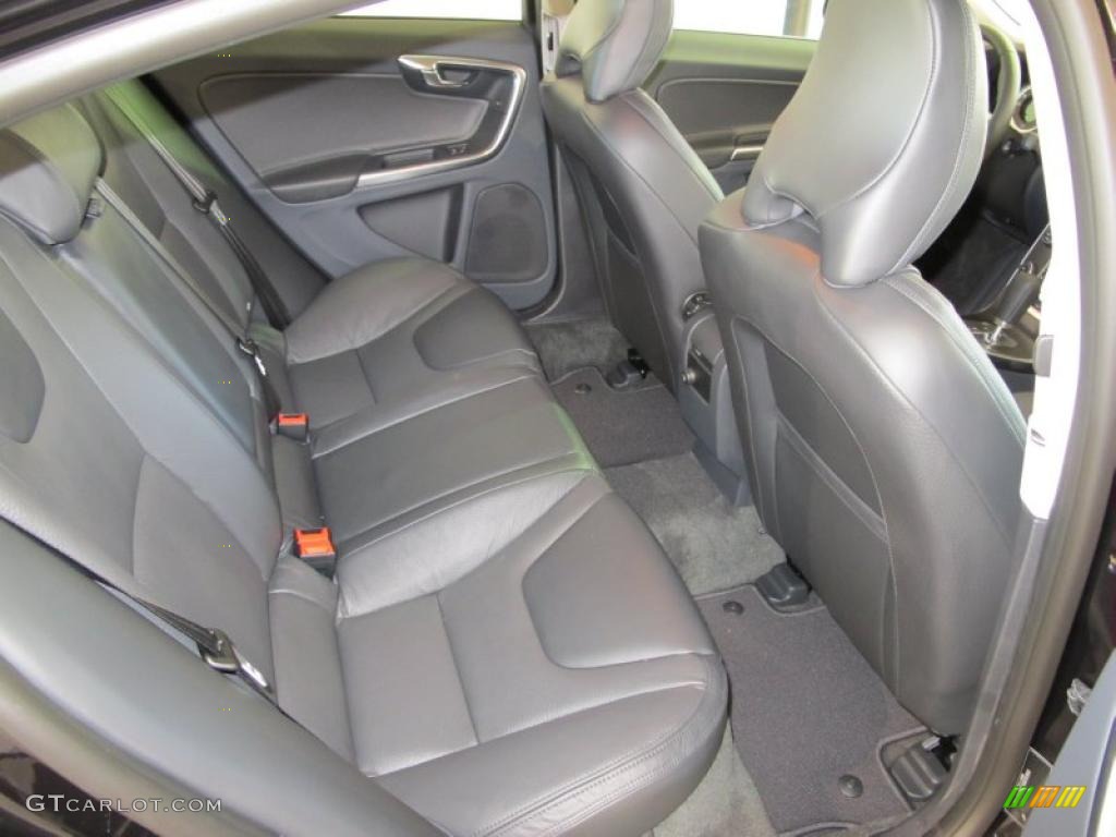 Off Black/Anthracite Interior 2011 Volvo S60 T6 AWD Photo #38018252