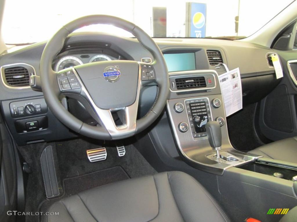2011 Volvo S60 T6 AWD Off Black/Anthracite Dashboard Photo #38018288