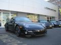 2011 Basalt Black Metallic Porsche 911 Turbo Coupe  photo #1