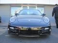 2011 Basalt Black Metallic Porsche 911 Turbo Coupe  photo #2