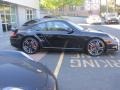 2011 Basalt Black Metallic Porsche 911 Turbo Coupe  photo #9