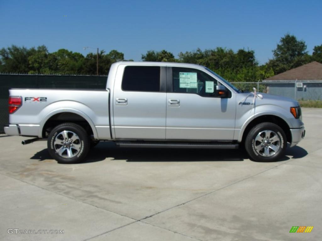 2010 F150 FX2 SuperCrew - Ingot Silver Metallic / Black photo #2