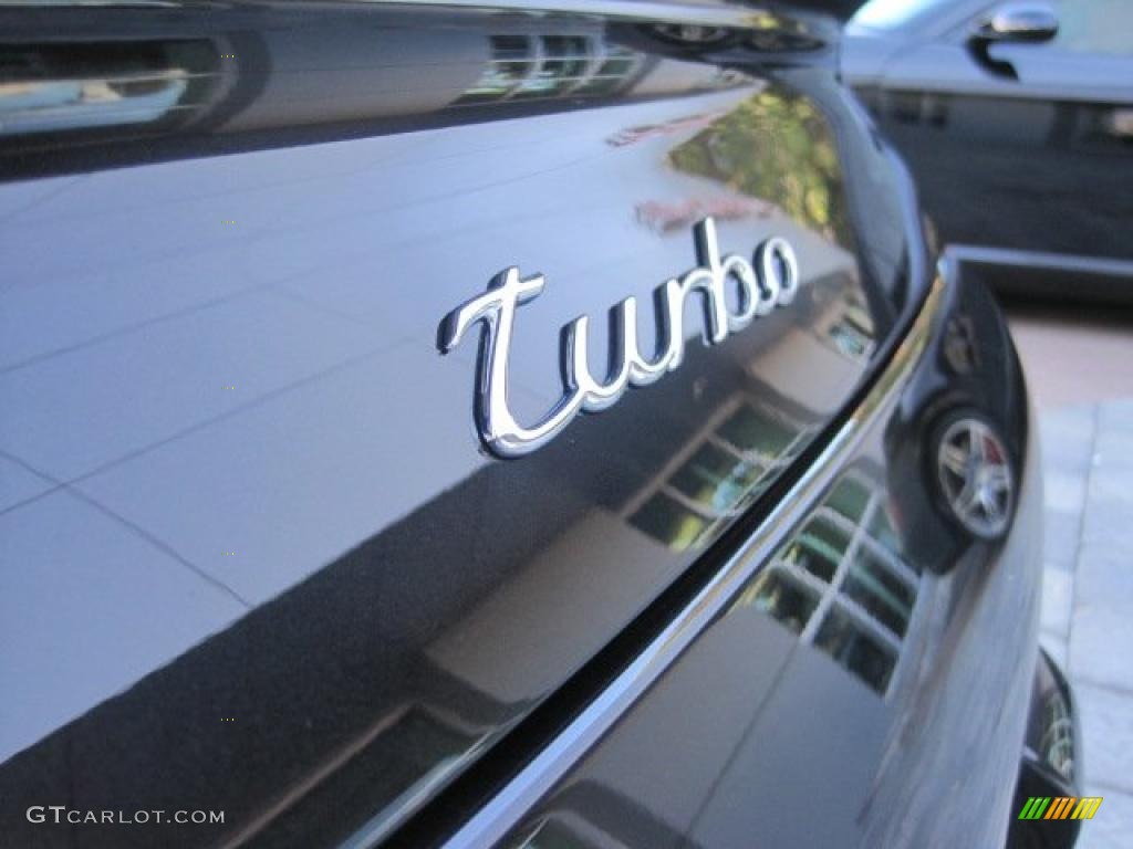 2011 911 Turbo Coupe - Basalt Black Metallic / Black photo #10