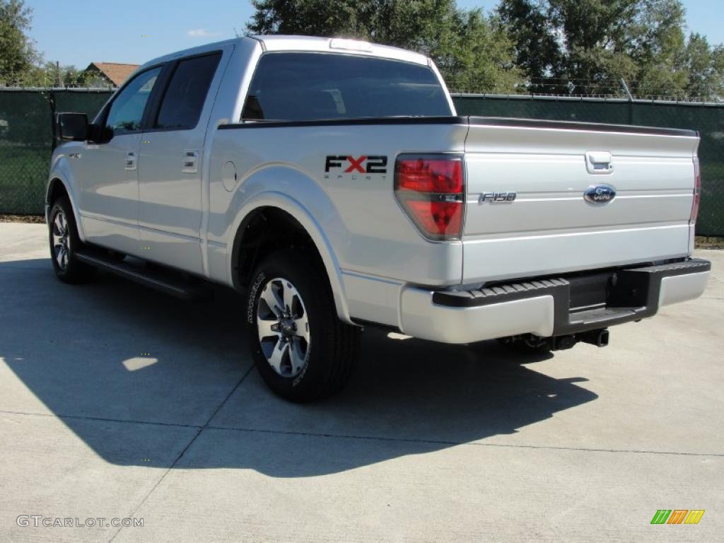 2010 F150 FX2 SuperCrew - Ingot Silver Metallic / Black photo #5