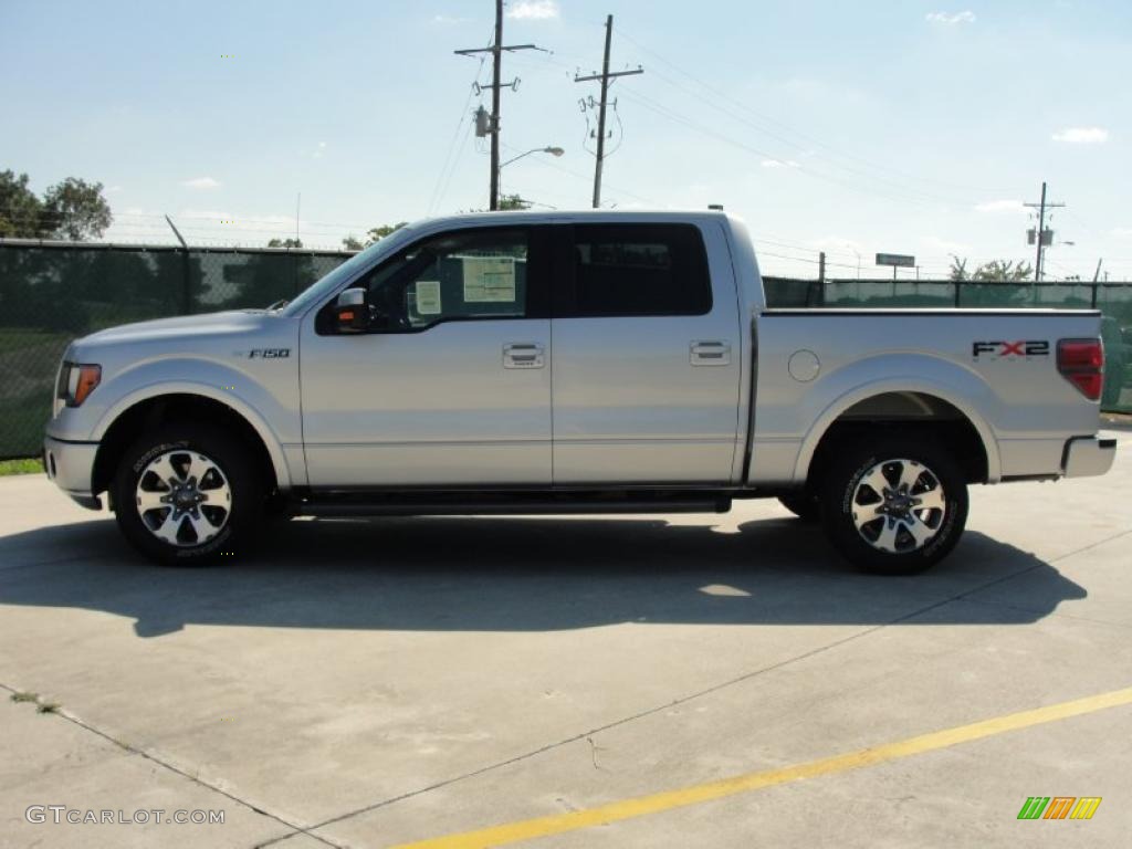 2010 F150 FX2 SuperCrew - Ingot Silver Metallic / Black photo #6