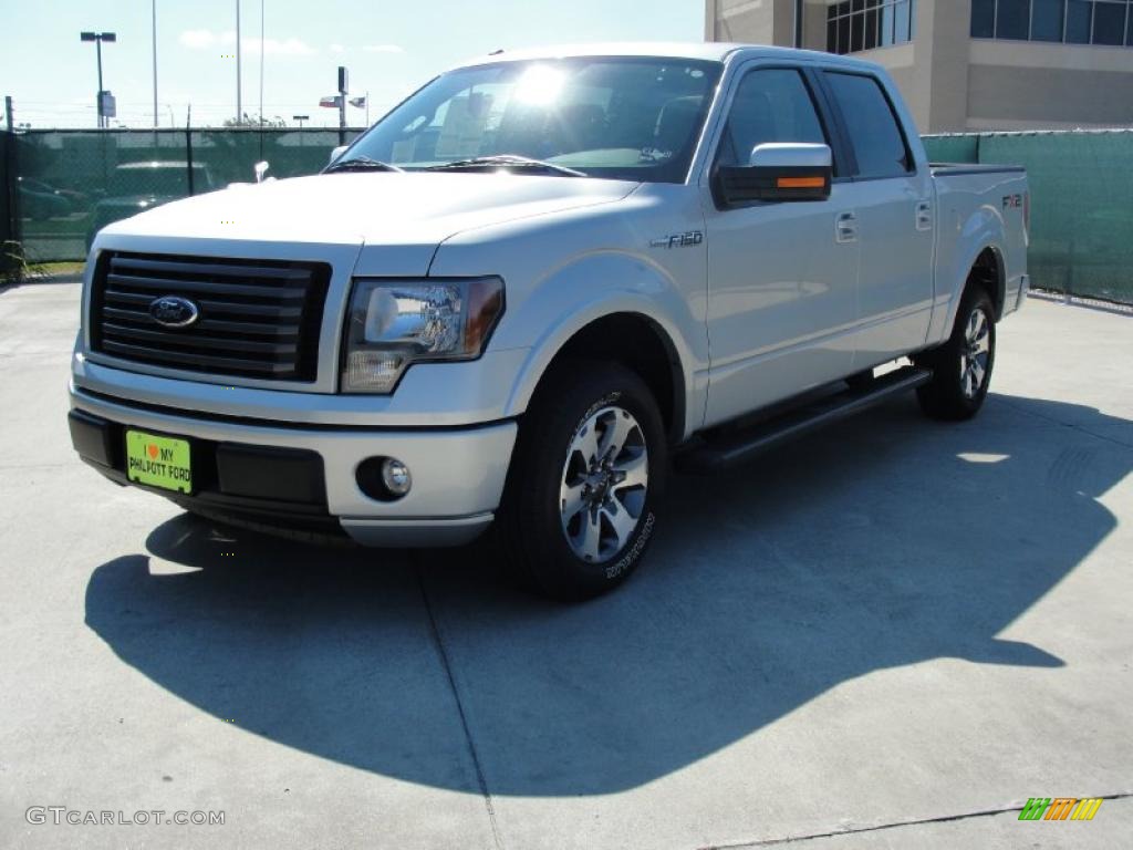 2010 F150 FX2 SuperCrew - Ingot Silver Metallic / Black photo #7