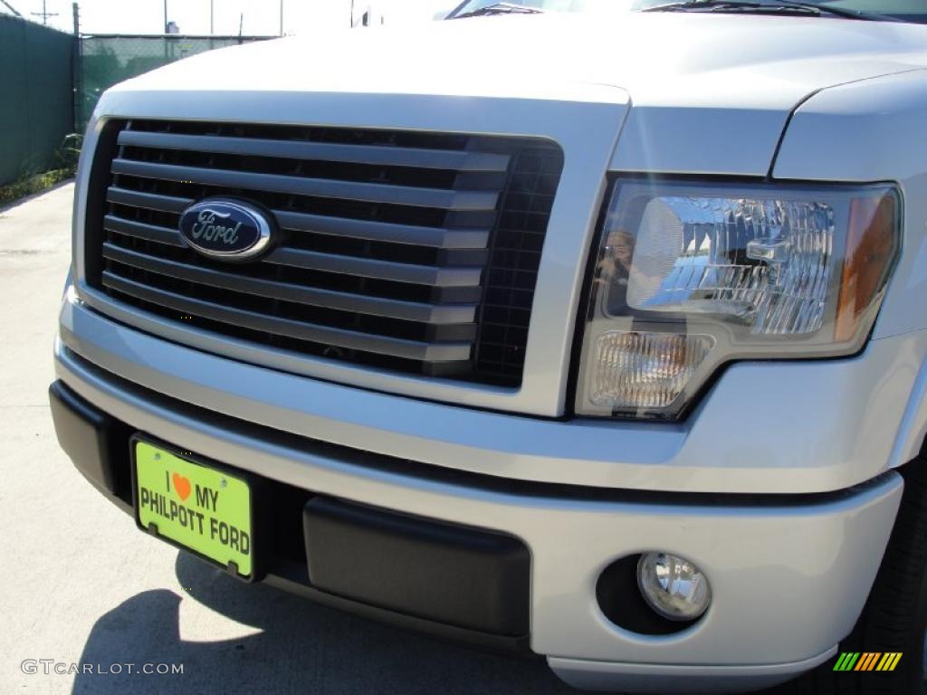 2010 F150 FX2 SuperCrew - Ingot Silver Metallic / Black photo #9