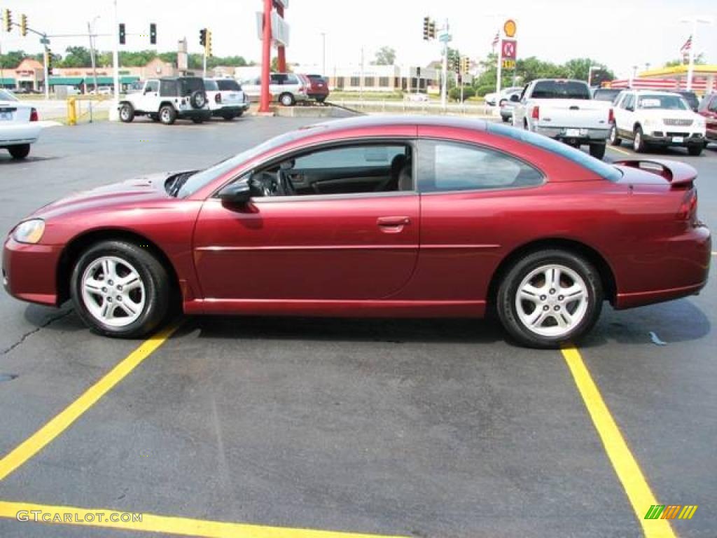 2003 Stratus SXT Coupe - Deep Red Pearl / Dark Slate Gray photo #1