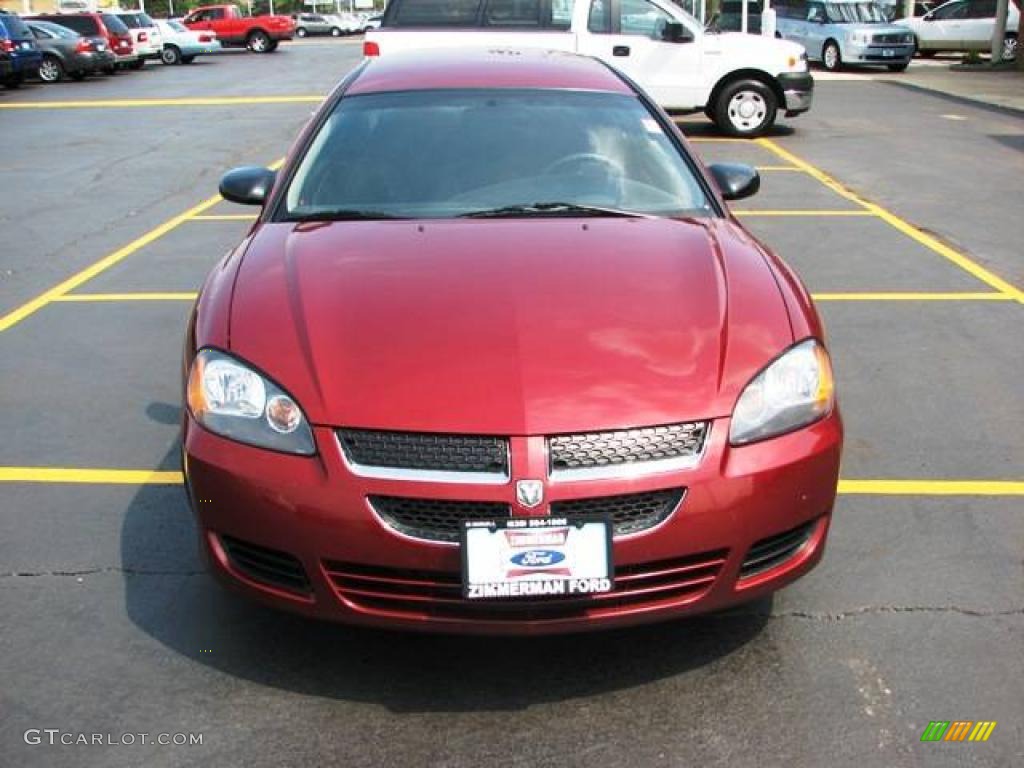 2003 Stratus SXT Coupe - Deep Red Pearl / Dark Slate Gray photo #2