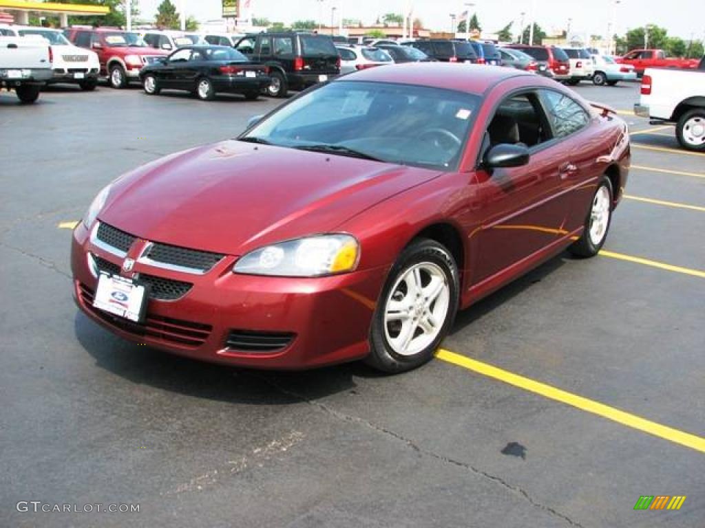 2003 Stratus SXT Coupe - Deep Red Pearl / Dark Slate Gray photo #3