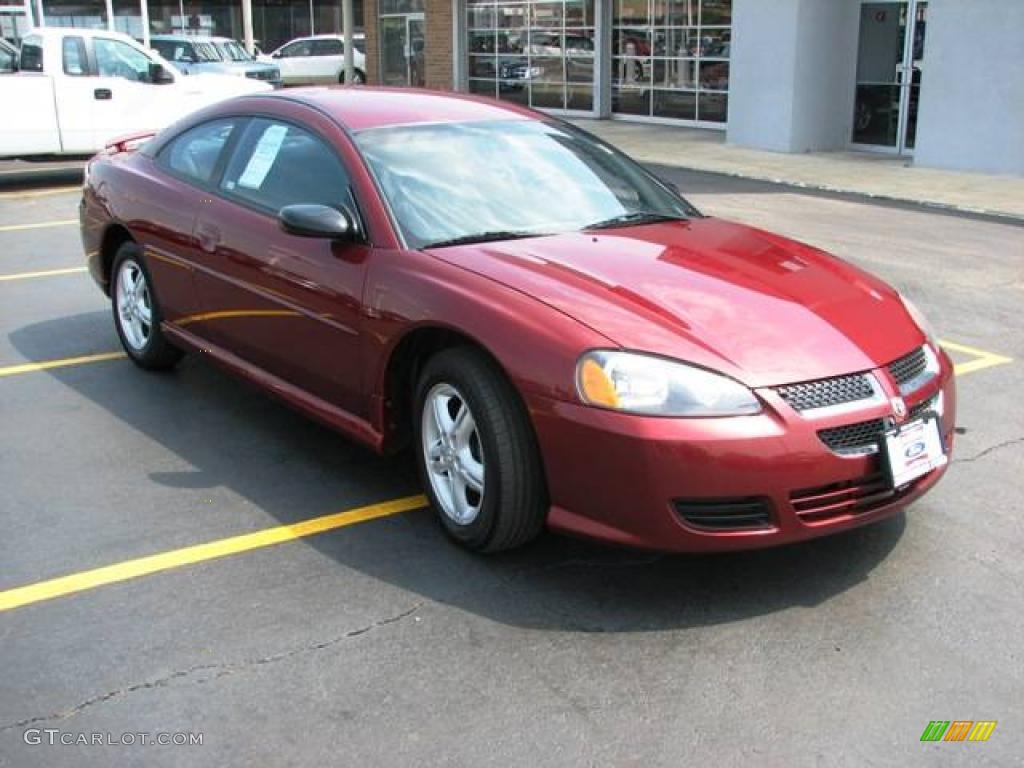 2003 Stratus SXT Coupe - Deep Red Pearl / Dark Slate Gray photo #4