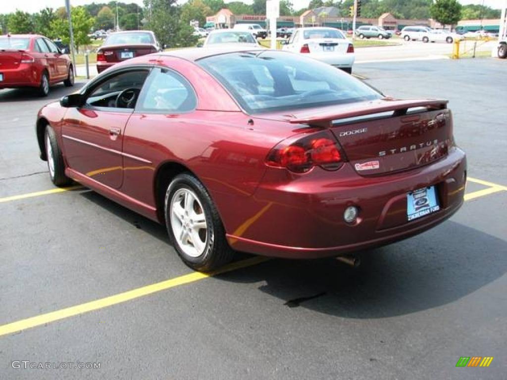 2003 Stratus SXT Coupe - Deep Red Pearl / Dark Slate Gray photo #7
