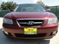 2007 Dark Cherry Red Hyundai Sonata Limited V6  photo #9