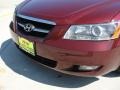 2007 Dark Cherry Red Hyundai Sonata Limited V6  photo #11