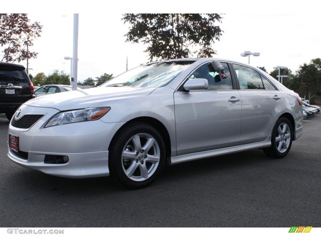 2008 Camry SE V6 - Classic Silver Metallic / Dark Charcoal photo #5