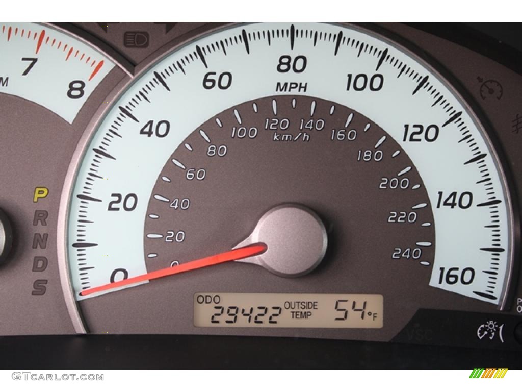 2008 Camry SE V6 - Classic Silver Metallic / Dark Charcoal photo #7