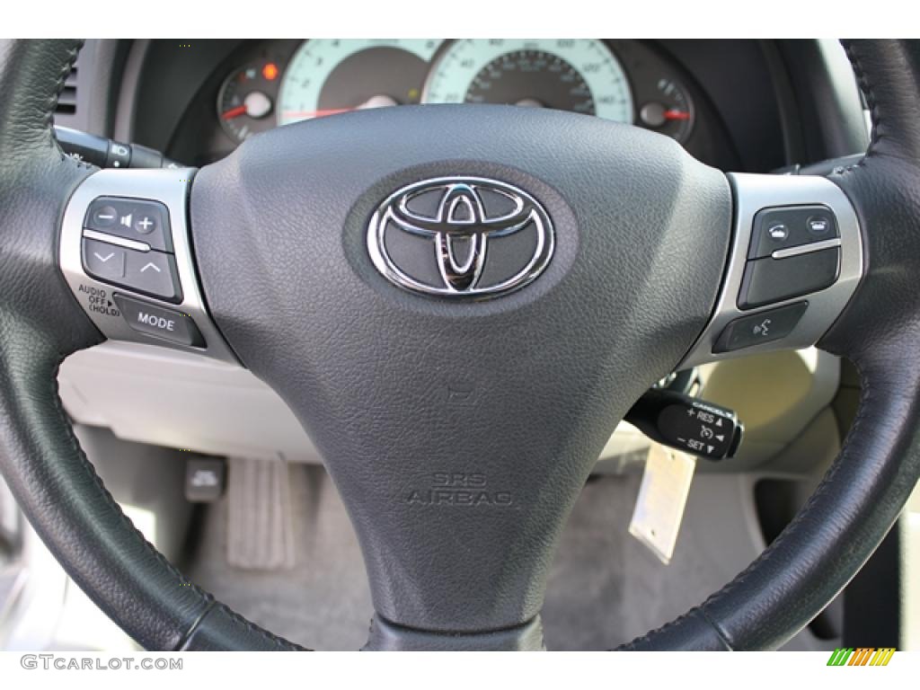 2008 Camry SE V6 - Classic Silver Metallic / Dark Charcoal photo #16