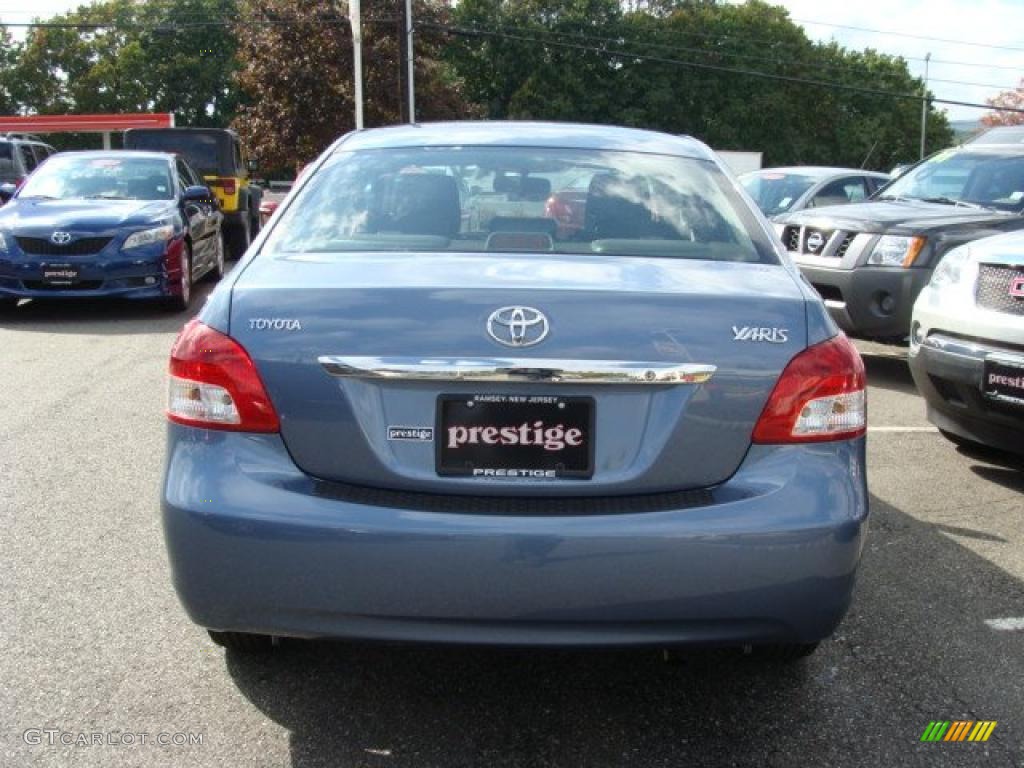 2010 Yaris Sedan - Pacific Blue Metallic / Dark Charcoal photo #5