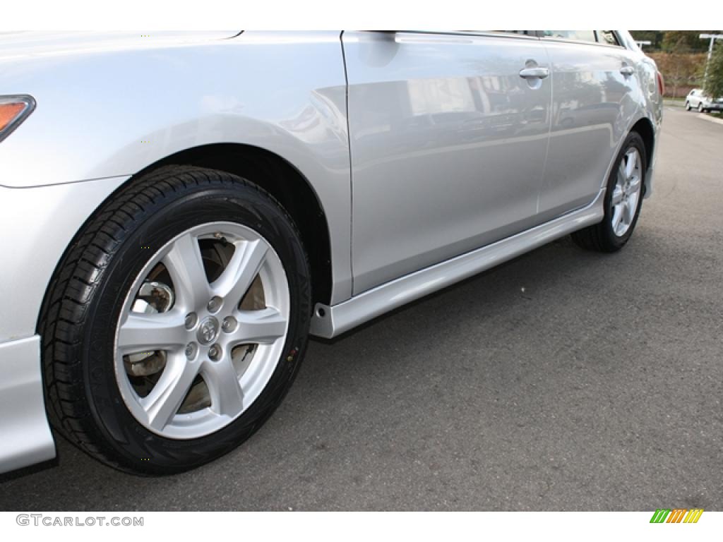 2008 Camry SE V6 - Classic Silver Metallic / Dark Charcoal photo #30