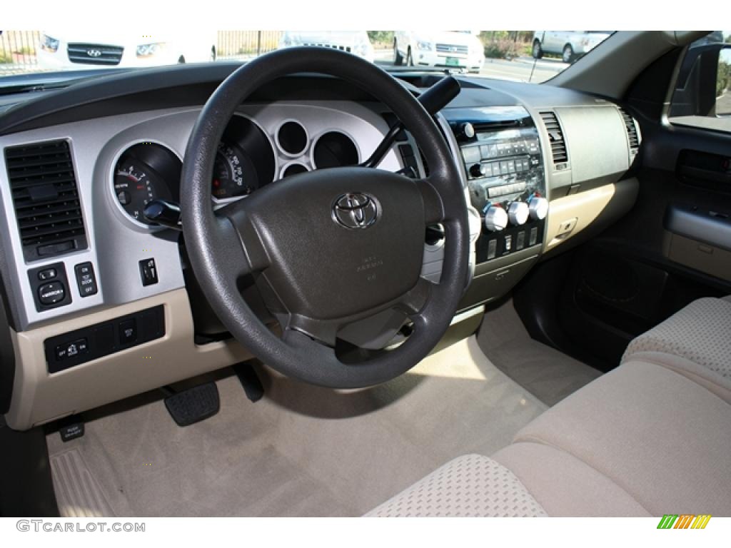 Graphite Gray Interior 2008 Toyota Tundra TRD CrewMax 4x4 Photo #38023728