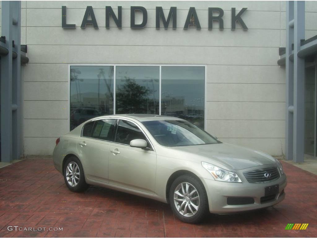 2007 G 35 x Sedan - Serengeti Sand Metallic / Wheat Beige photo #1