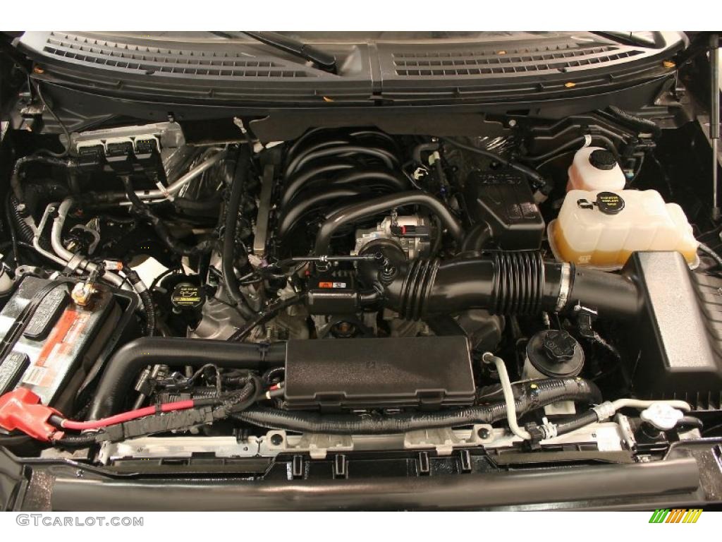 2010 F150 STX SuperCab 4x4 - Tuxedo Black / Black photo #18