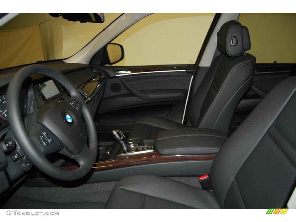 Black Interior 2011 BMW X5 xDrive 35i Photo #38026313