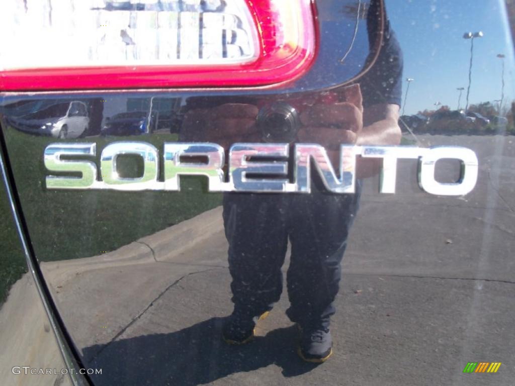 2011 Sorento EX V6 - Ebony Black / Black photo #7