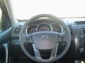 Black 2011 Kia Sorento EX V6 Steering Wheel