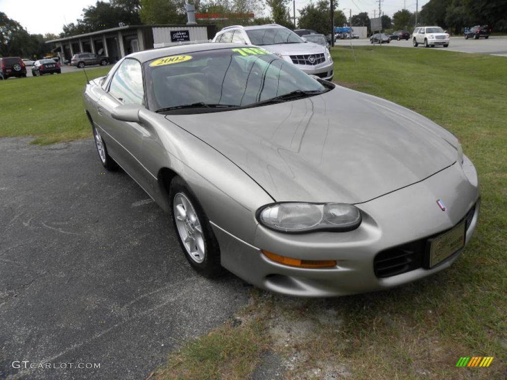 2002 Camaro Coupe - Sebring Silver Metallic / Ebony Black photo #1