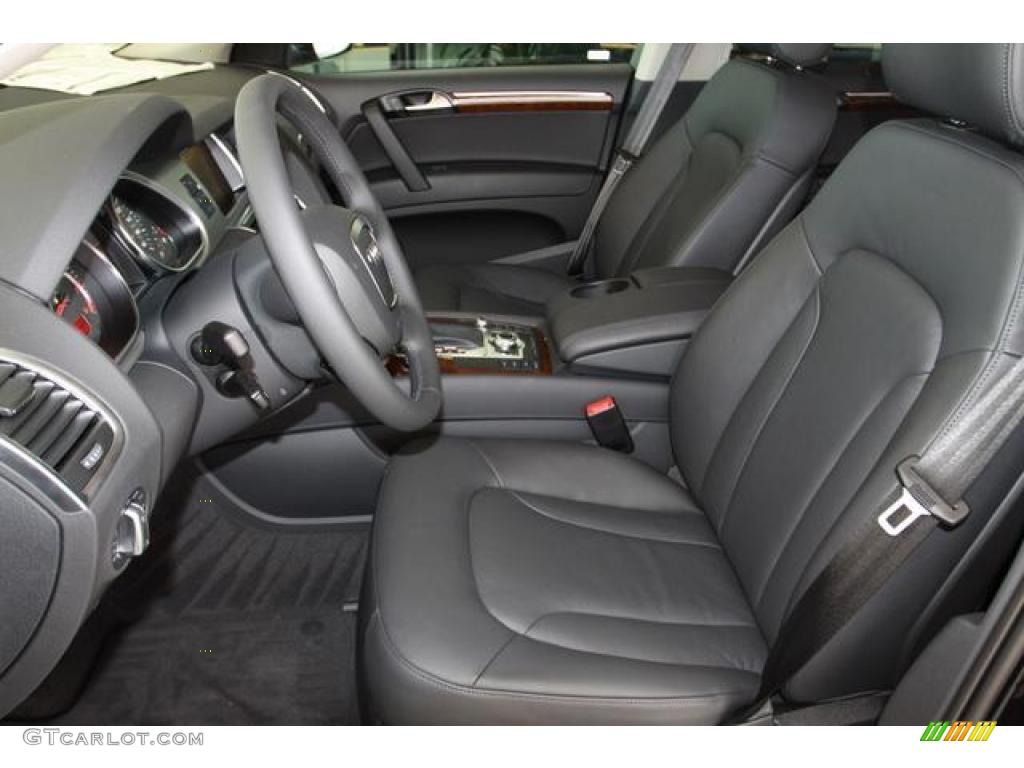 Black Interior 2011 Audi Q7 3.0 TFSI quattro Photo #38027326