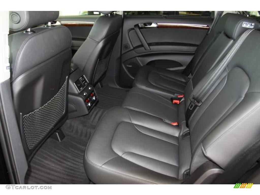 Black Interior 2011 Audi Q7 3.0 TFSI quattro Photo #38027350