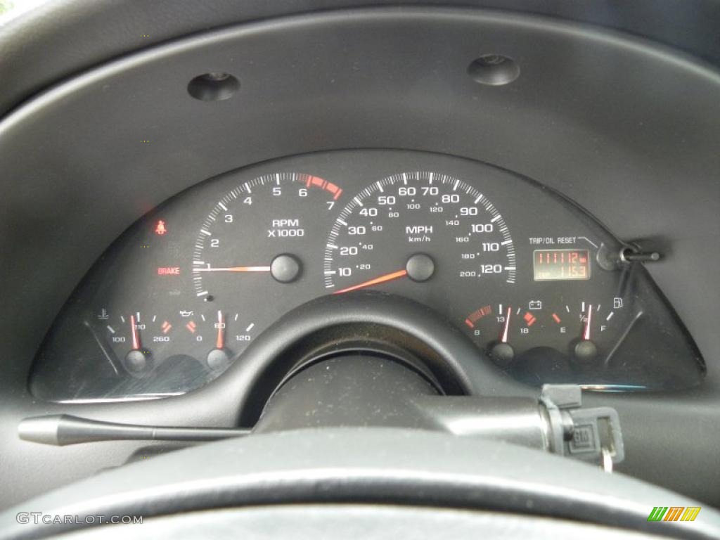 2002 Chevrolet Camaro Coupe Gauges Photo #38027474