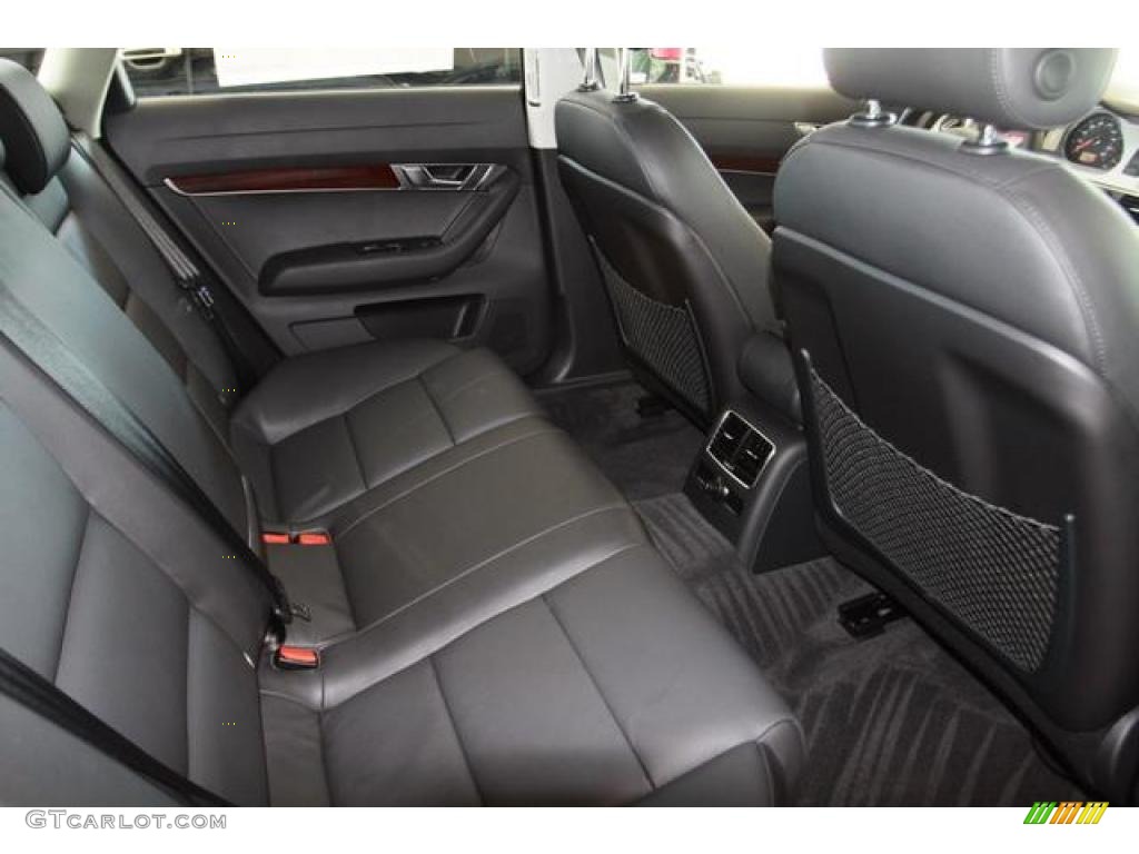 Black Interior 2011 Audi A6 3.2 Sedan Photo #38027506