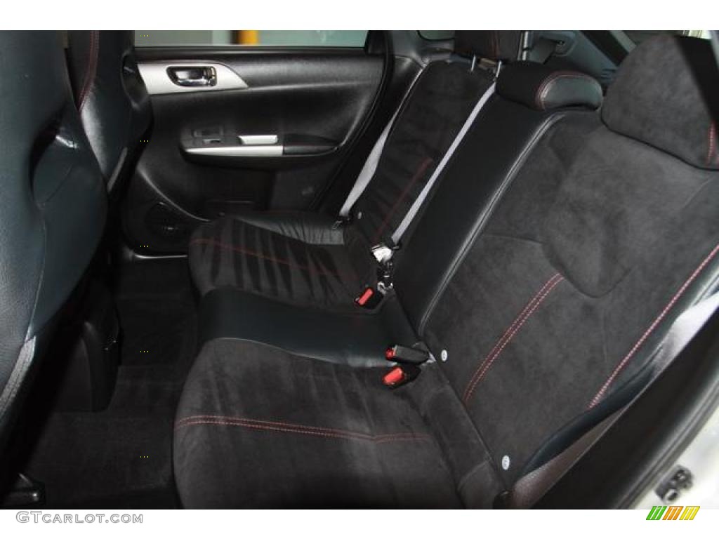 Black Alcantara/Carbon Black Leather Interior 2010 Subaru Impreza WRX STi Photo #38027830