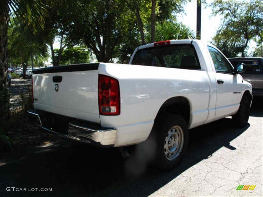 2006 Ram 1500 ST Regular Cab - Bright White / Medium Slate Gray photo #3