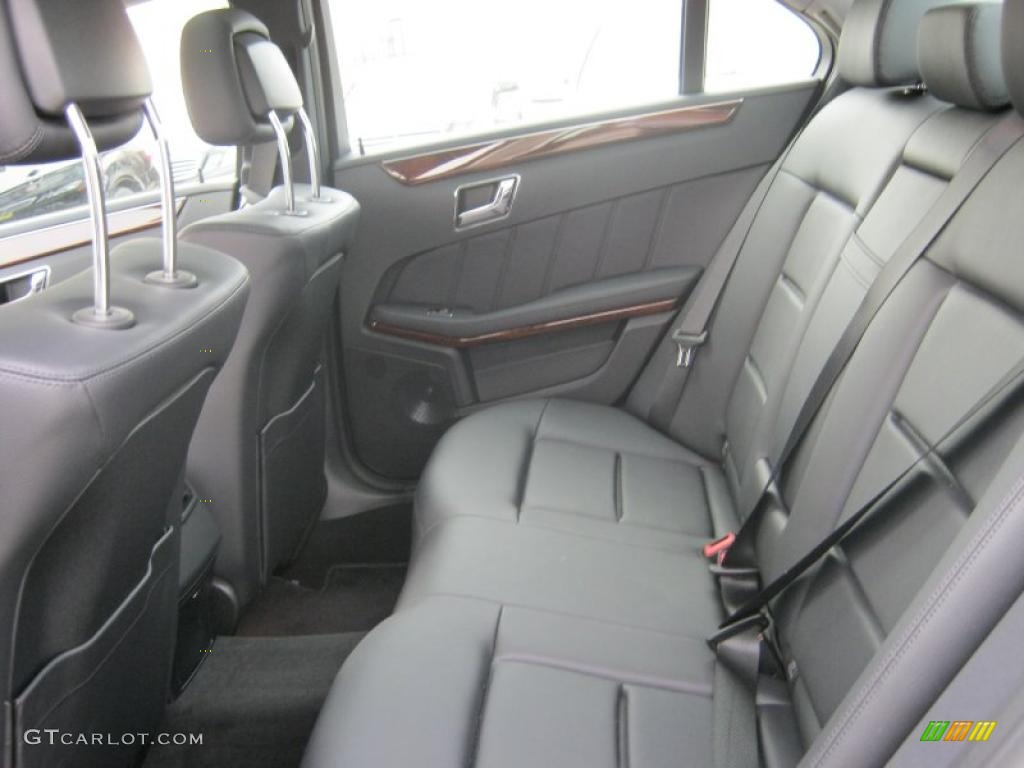 Black Interior 2011 Mercedes-Benz E 350 Sedan Photo #38028634