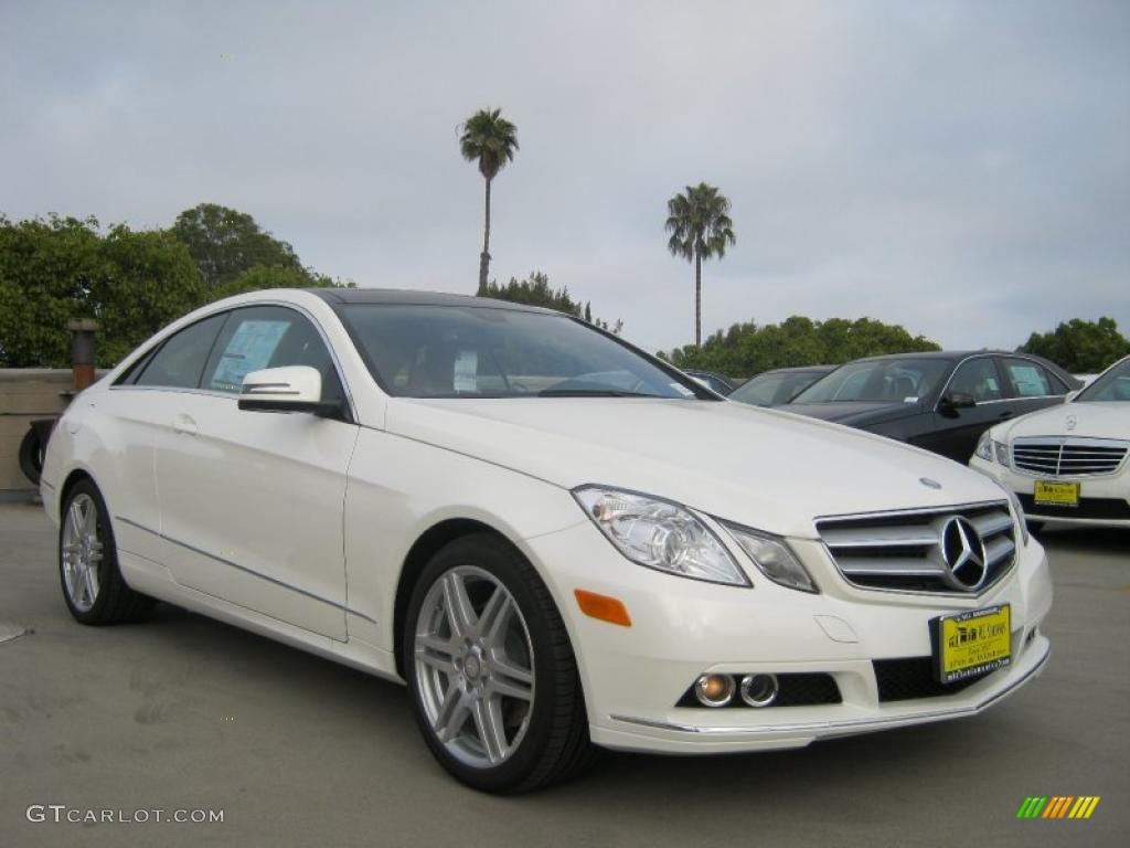 Diamond White Metallic 2011 Mercedes-Benz E 350 Coupe Exterior Photo #38028758