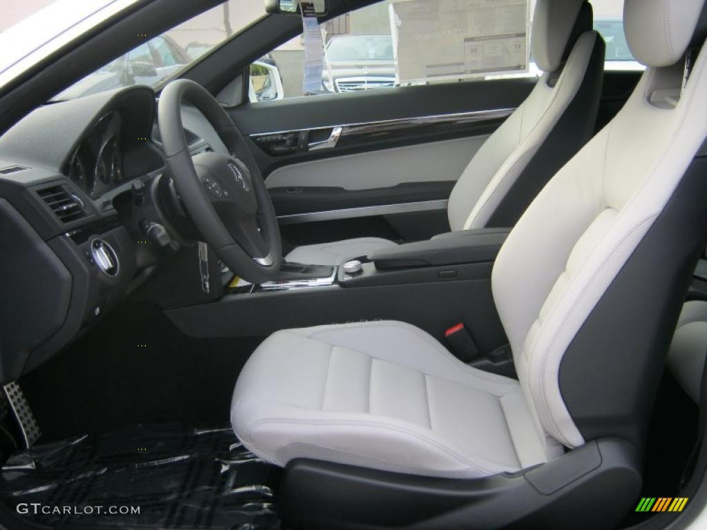 Ash/Black Interior 2011 Mercedes-Benz E 350 Coupe Photo #38028798