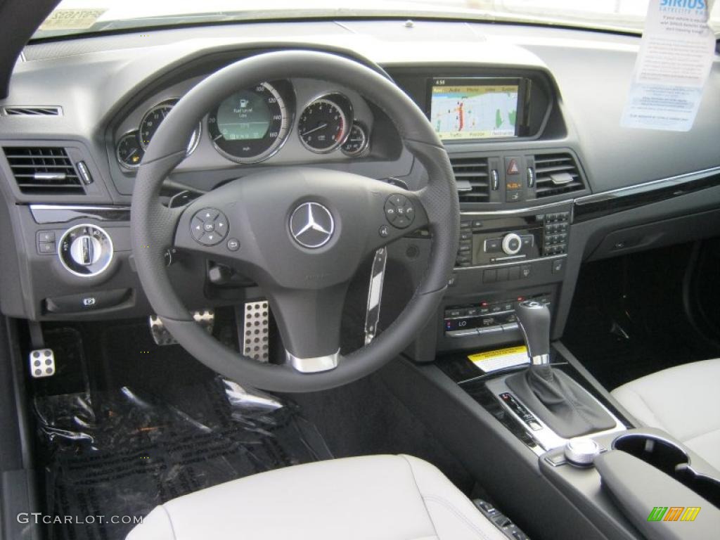 2011 Mercedes-Benz E 350 Coupe Ash/Black Dashboard Photo #38028802
