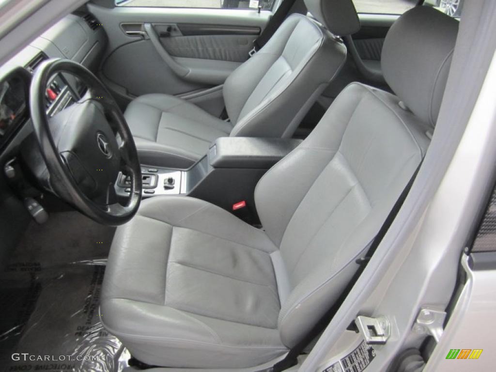 Grey Interior 1999 Mercedes-Benz C 280 Sedan Photo #38029126