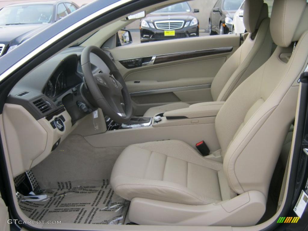 Almond/Mocha Interior 2011 Mercedes-Benz E 350 Coupe Photo #38029182
