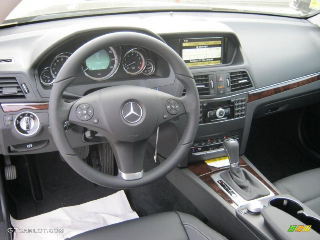 2011 Mercedes-Benz E 350 Coupe Black Dashboard Photo #38029282