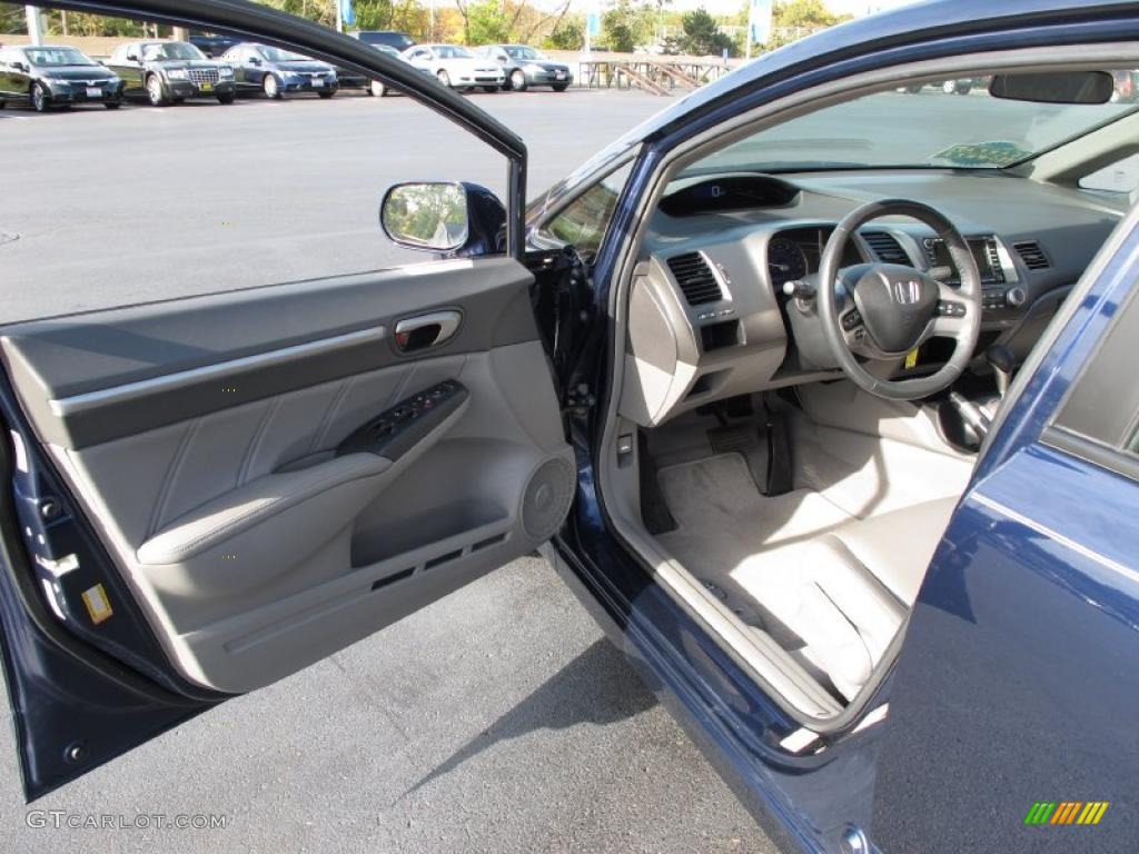 Gray Interior 2008 Honda Civic EX-L Sedan Photo #38029402