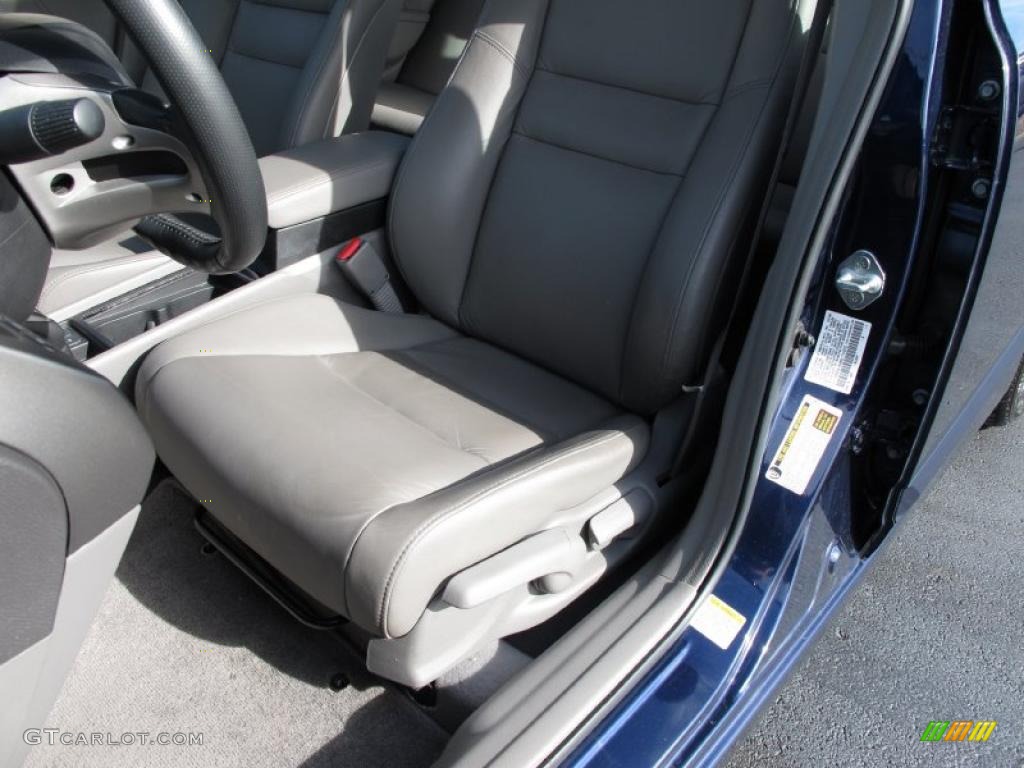 Gray Interior 2008 Honda Civic EX-L Sedan Photo #38029430