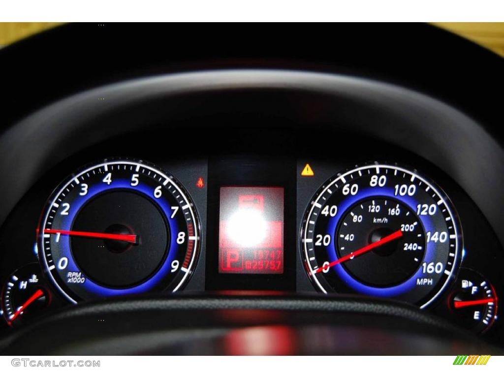 2008 Infiniti G 37 S Sport Coupe Gauges Photo #38030251